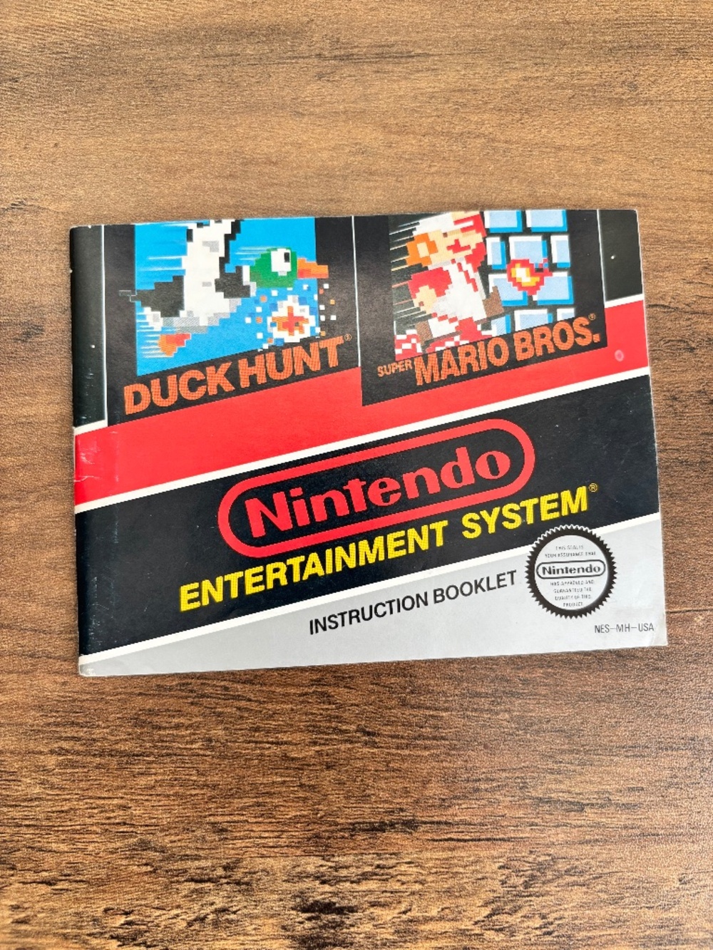 VINTAGE Original Instruction Booklet NES Nintendo Duck Hunt Super Mario Bros